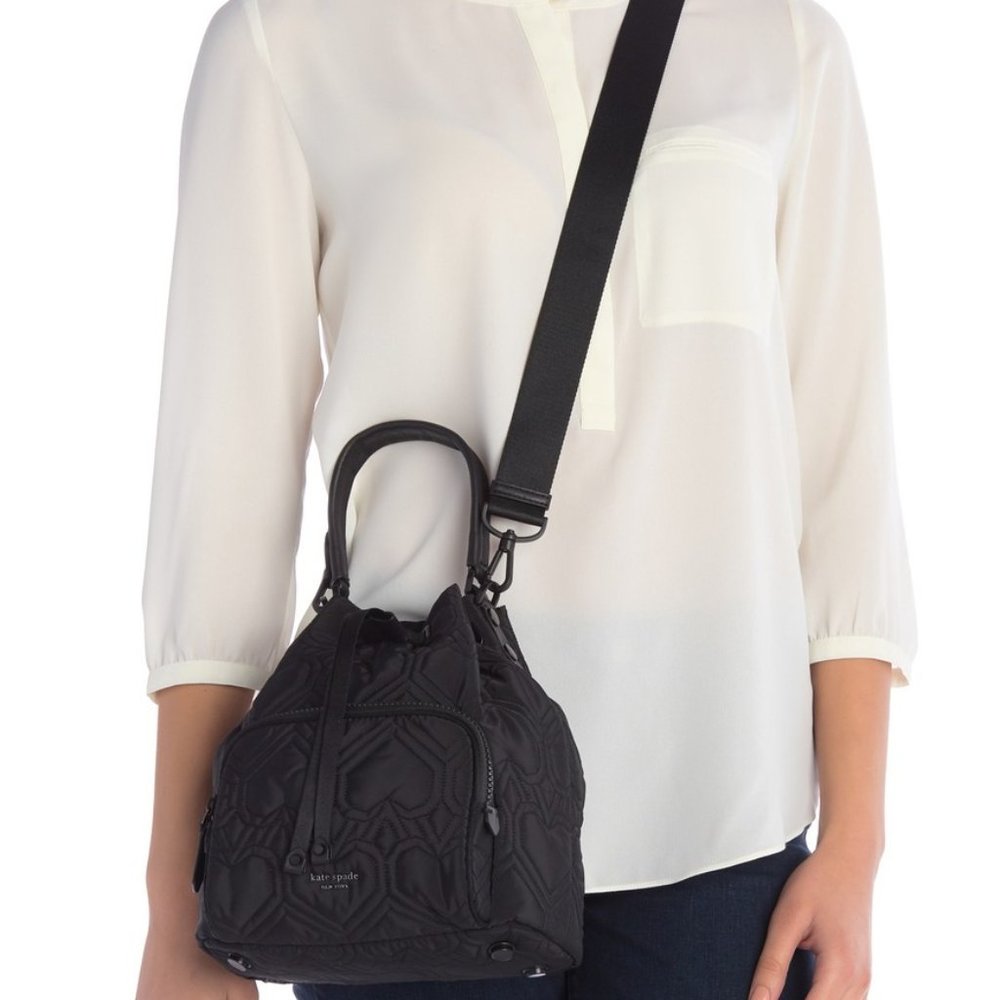 Sold ! kate spade jayne quilted convertible crossbody bag - Picture 3 of 8